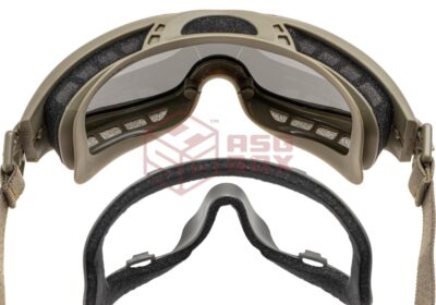 Wiley X Spear Goggle Grey / Clear / Light Rust Tan - obrazek 3