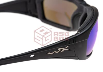 Wiley X WX Boss Captivate Polarized Blue Mirror Black - obrazek 5