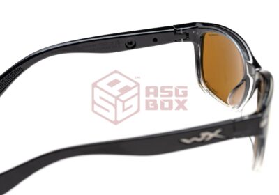 Wiley X WX Helix Captivate Polarized Bronze Mirror Black - obrazek 3