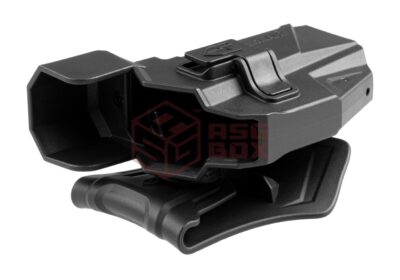 Amomax Paddle Holster for Glock 17/19 and CZ P10C with Red Dot Sight Black - obrazek 3