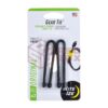 Nite Ize Gear Tie Reusable Rubber Twist Tie 6" 2pcs Black OD-TM-12285806000 44228 GT6-2PK-01 asgbox.pl