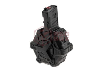 AW Custom Drum Mag AR15 Series GBB 350rds Black - obrazek 3