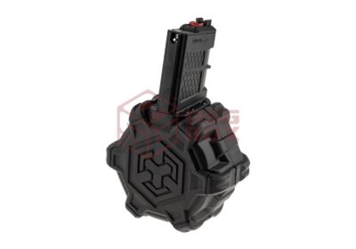 AW Custom Drum Mag AR15 Series GBB 350rds Black - obrazek 4