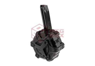AW Custom Drum Mag MB Series GBB 350rds Black - obrazek 3