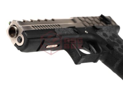 AW Custom VX0200 Hex Cut Full Metal GBB Silver - obrazek 4