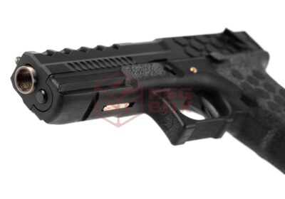 AW Custom VX0201 Hex Cut Full Metal GBB Black - obrazek 4