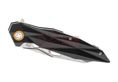 Artisan Cutlery Cygnus Framelock Sculpted Black - obrazek 4