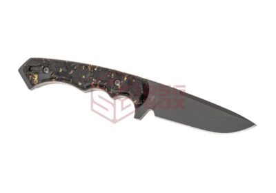 Defcon D2 Fixed Blade Gold Flecks Handle Grey - obrazek 3