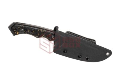 Defcon D2 Fixed Blade Gold Flecks Handle Grey - obrazek 4
