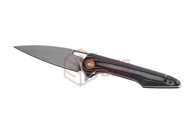 Artisan Cutlery Small Archaeo Linerlock G10 Black - obrazek 3
