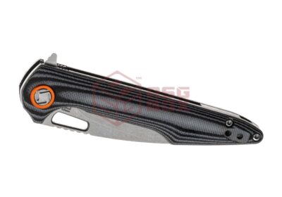 Artisan Cutlery Small Archaeo Linerlock G10 Black - obrazek 4