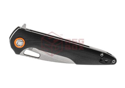 Artisan Cutlery Small Archaeo Linerlock Smooth G10 Black - obrazek 4