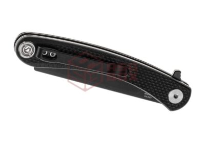 Artisan Cutlery Small Orthodox Linerlock Textured G10 Black - obrazek 5