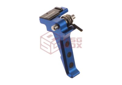 Maxx Model CNC Aluminum Advanced Speed Trigger for EVO-3 Style E Blue - obrazek 3