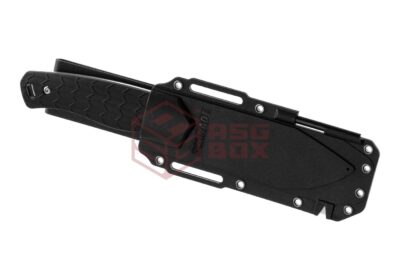 Schrade Exertion Drop Point Fixed Knife Black - obrazek 3