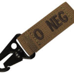 Keychain with blood group COYOTE - B NEG