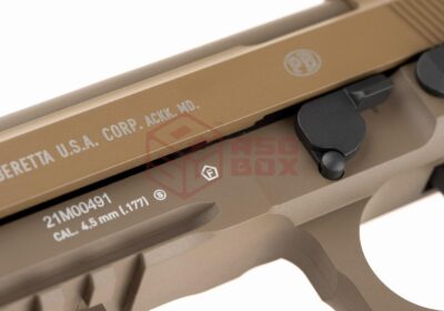 Beretta M9 A3 4.5mm BB Blowback Full Metal Co2 Dark Earth - obrazek 6