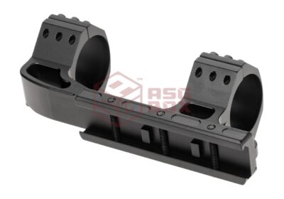 Vector Optics 34mm Cant 0 MOA One Piece High Picatinny Mount Black - obrazek 5