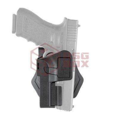 Alternative view of Amomax Universal Paddle Holster for Rail Pistols Black