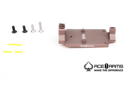 ACE 1 ARMS Fiber Back Up Sight Base for Marui / WE / KJ G-Series Gas BlowBack Pistol ( Dark Earth )