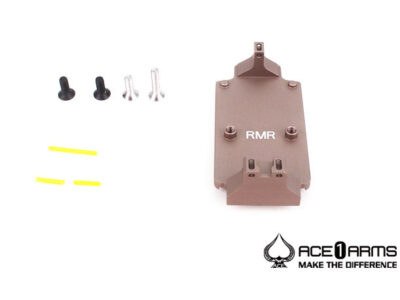 ACE 1 ARMS Fiber Back Up Sight Base for Marui / WE / KJ G-Series Gas BlowBack Pistol ( Dark Earth ) - obrazek 2