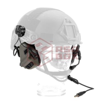 Alternative view of Earmor M32H Plus Tactical Hearing Protection Helmet Version Foliage Green