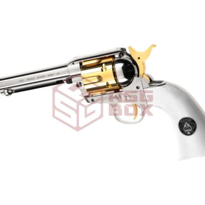 Alternative view of Colt SAA .45 5.5" Smoke Wagon White