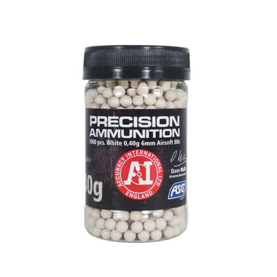 ASG Accuracy International Heavy BBs 0,40g, 1000 BBs - White