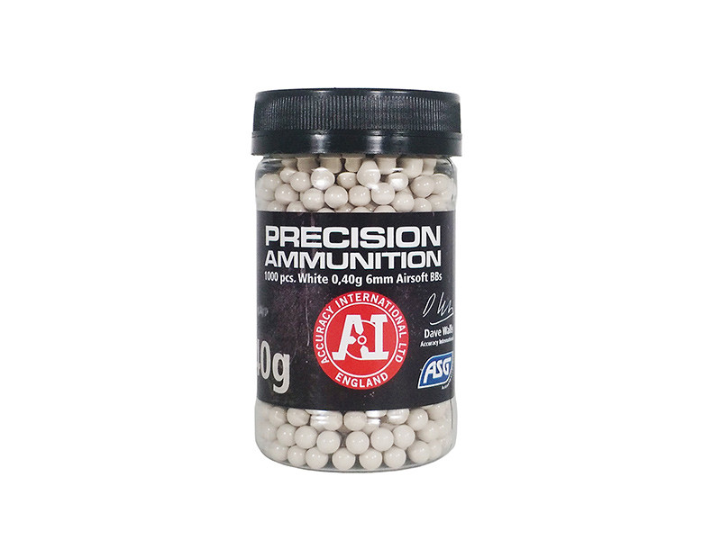 ASG Accuracy International Heavy BBs 0,40g, 1000 BBs - White OD-A-ASG167 asgbox.pl ASG Accuracy International Heavy BBs 0,40g, 1000 BBs - White