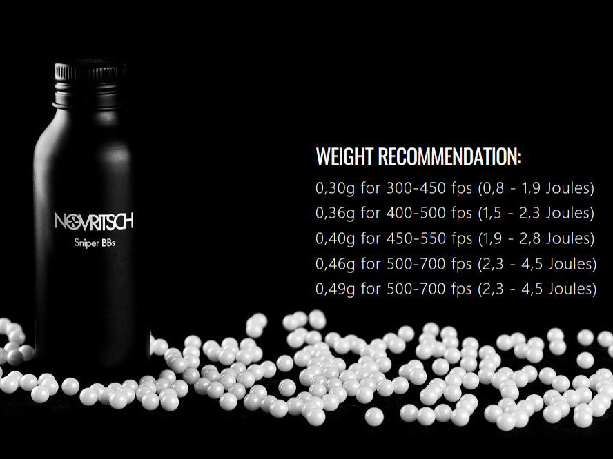 Novritsch SNIPER BBs Premium BIO Pellets 0.40g, 530 BBs - White OD-A-NOVRITSCH03 asgbox.pl Novritsch SNIPER BBs Premium BIO Pellets 0.40g, 530 BBs - White - obrazek 4