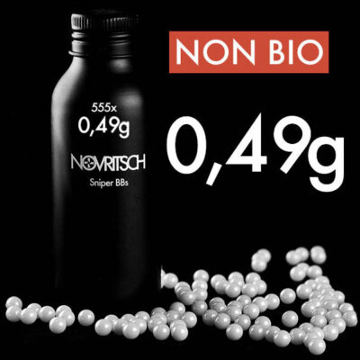 Alternative view of Novritsch SNIPER BBs Premium Pellets 0.49g, 530 BBs - White