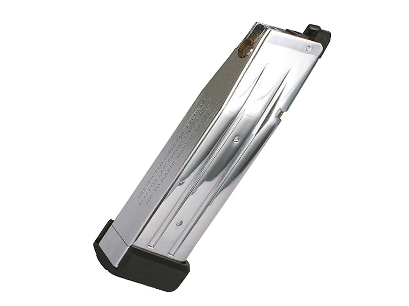 TM magazine for Marui Hi-Capa GBB, 31 BBs - Silver OD-A-MARUI058 asgbox.pl TM magazine for Marui Hi-Capa GBB, 31 BBs - Silver - obrazek 3