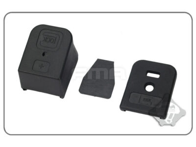 FMA G-Series Magazine Flat and Enlarged Bottom Cover Set - Black