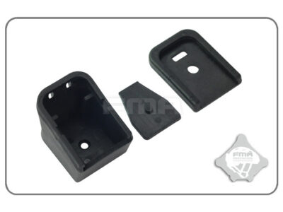 FMA G-Series Magazine Flat and Enlarged Bottom Cover Set - Black - obrazek 2