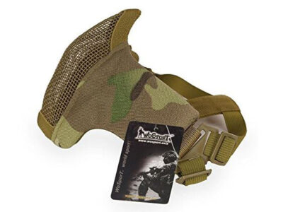 WST Airsoft Protective STEEL MESH Mask - MC - obrazek 3