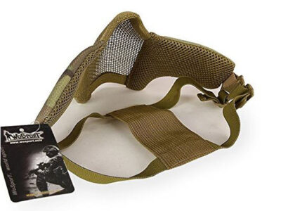 WST Airsoft Protective STEEL MESH Mask - MC - obrazek 4