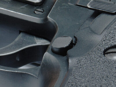 Steel Magazine Release Button for MARUI/KJ/WE P226 (Early Type) - obrazek 2