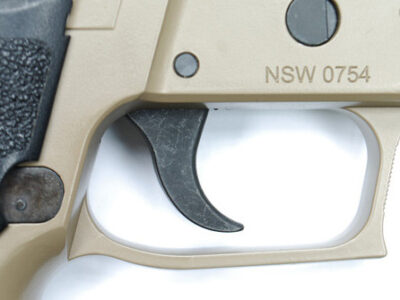 Steel Trigger for MARUI/KJ/WE P226 -Early Type - obrazek 2