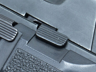 Steel Slide Catch Lever for MARUI/KJ/WE P226 - obrazek 2