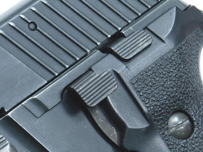 Steel Slide Decocking Lever for MARUI/KJ/WE P226 - obrazek 2