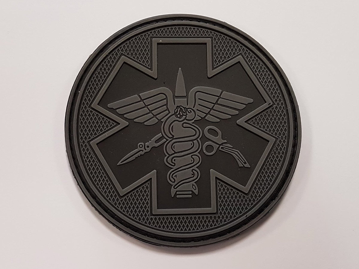 3D PVC MEDIC Patch - Grey OD-A-P3DP038 asgbox.pl 3D PVC MEDIC Patch - Grey - obrazek 2