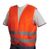 Reflective vest orange ALEX OD-A-VYS082 asgbox.pl