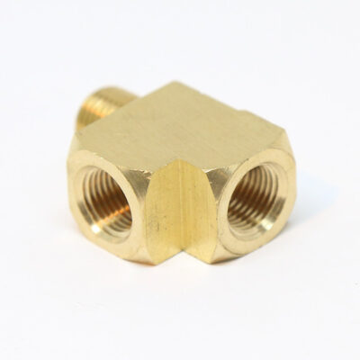 Alternative view of HPA double adapter shape T - female thread 1/8NPT - shape L