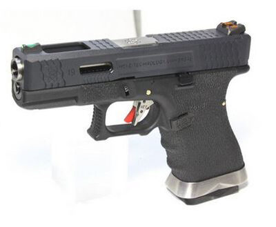 WE GBB Gas Pistol R19 Gen4 T5 Custom - Black
