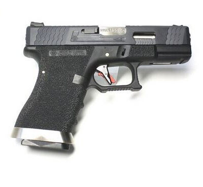 Alternative view of WE GBB Gas Pistol R19 Gen4 T5 Custom - Black