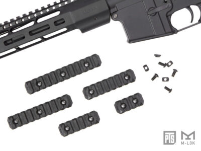PTS Enhanced RIS Rail Section for M-LOK, 5 slots / 60 mm – Black - obrazek 2
