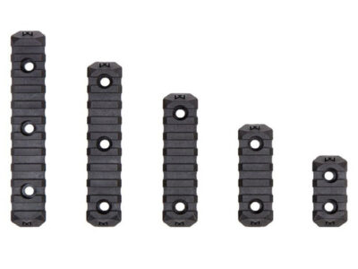 PTS Enhanced RIS Rail Section for M-LOK, 5 slots / 60 mm – Black - obrazek 3
