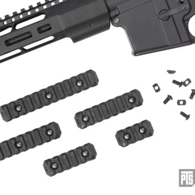 PTS Enhanced Rail Section ( Black / M-LOK / 9 Slots )