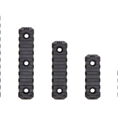 Alternative view of PTS Enhanced Rail Section ( Black / M-LOK / 9 Slots )