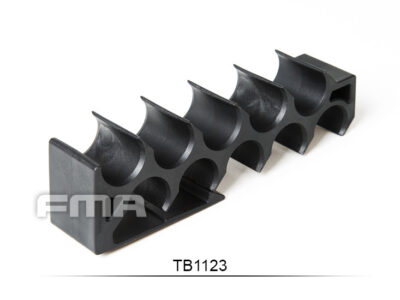 FMA 12GA Shotgun Shell Holder for Belt / MOLLE - Black